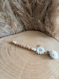 Attache tétine personnalisée - Marguerite