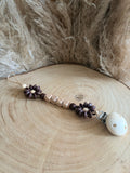 Attache tétine personnalisée - Double marguerite